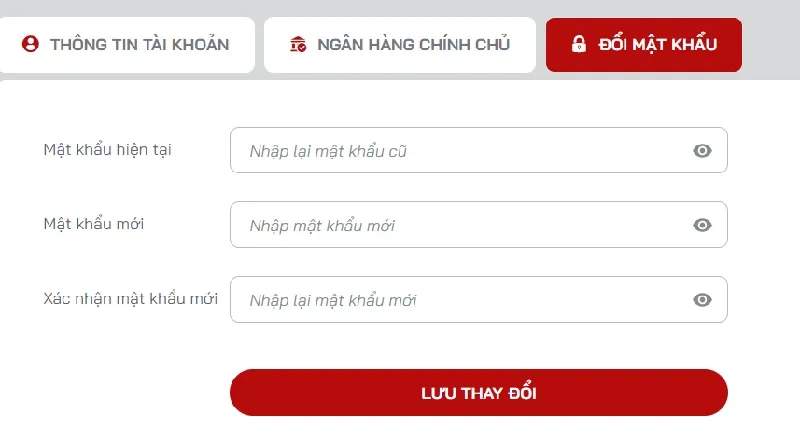 Chỉ cần vài thao tác đơn giản là có thể đổi mật khẩu mới