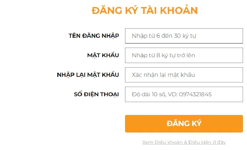 Một số lưu ý khi đặt lại mật khẩu Debet