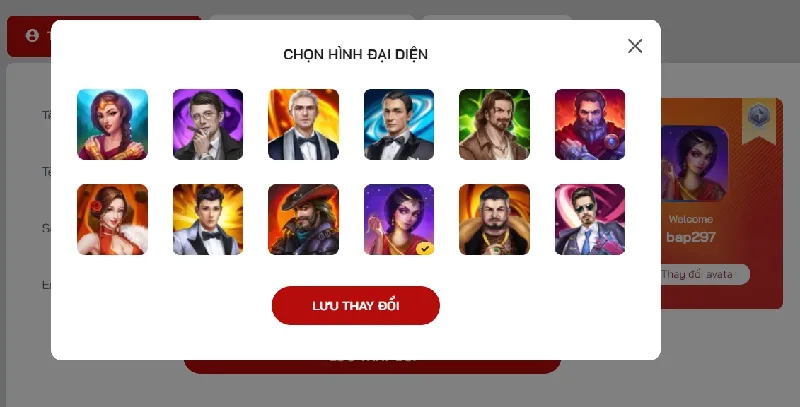 Bạn có thể thay đổi ảnh đại diện cho sinh động hơn đấy