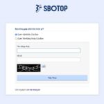 Làm gì khi quên mật khẩu Sbotop