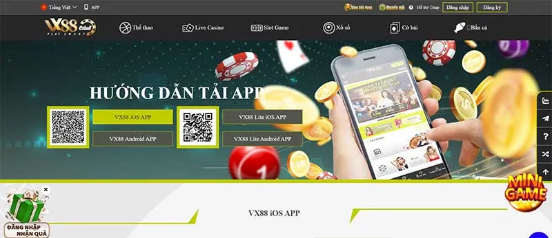 Tải app Vx88