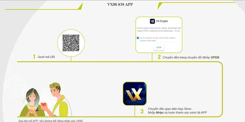 Tải ứng dụng cá cược Vx88 trên ios