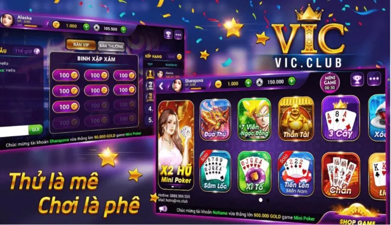 Kho game tại vic club