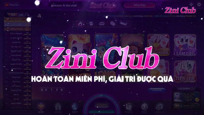 Zini Club - Game bài đổi thưởng đẳng cấp số 1 Châu Á