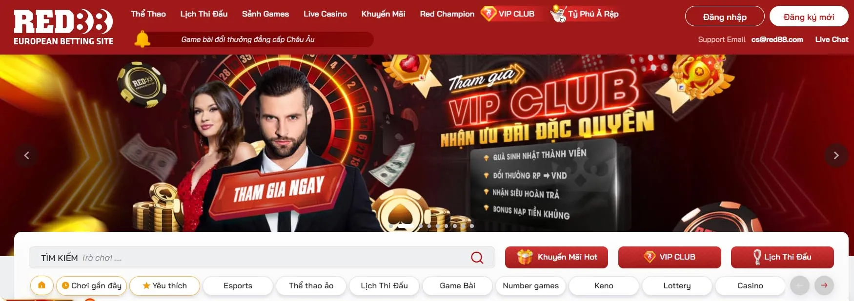 RED88 - Nhà cái cá độ đẳng cấp nhât Việt Nam Nhà cái uy tín Red88